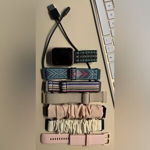 Stylish Smartwatch with Interchangeable Bands - Multicolor